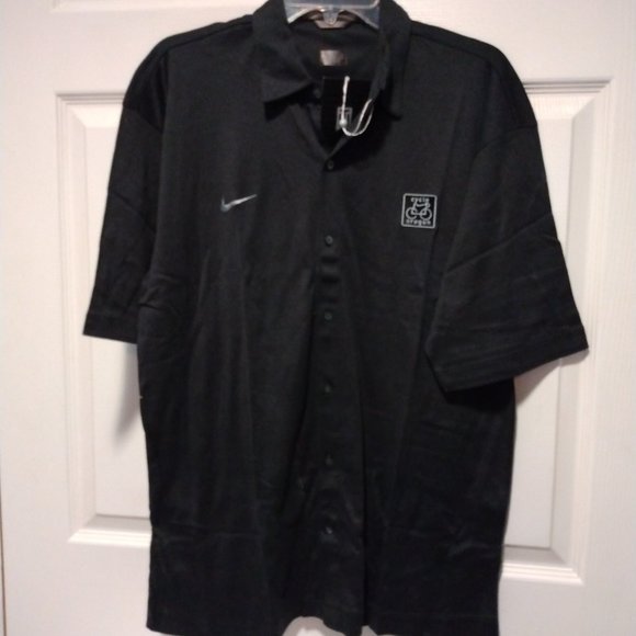 Nike Other - Nike Dri-FIT Tiger Woods Golf Polo Shirt Cycle Oregon Size M Style 114862